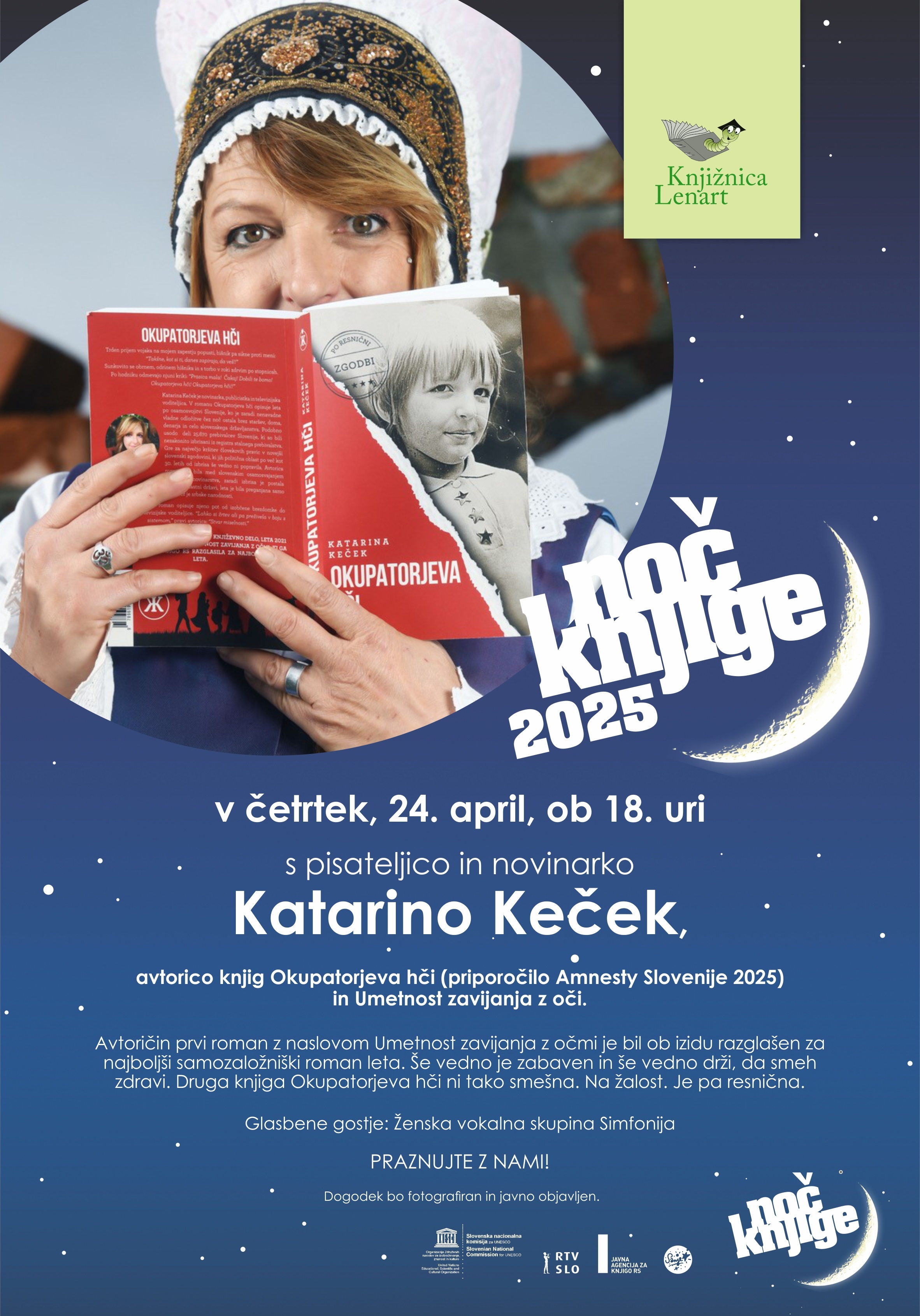 Literarni večer s Katarino Keček