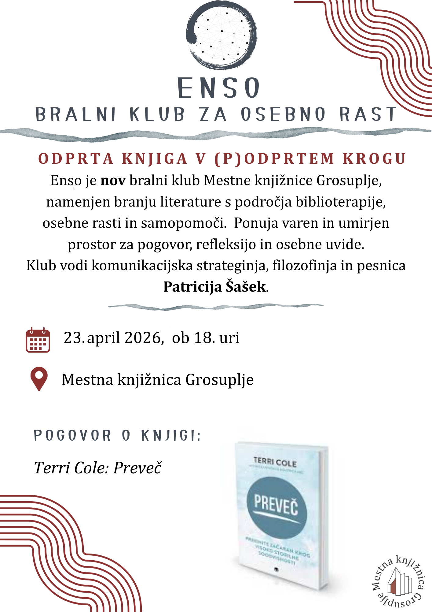 Srečanje bralnega kluba ENSO