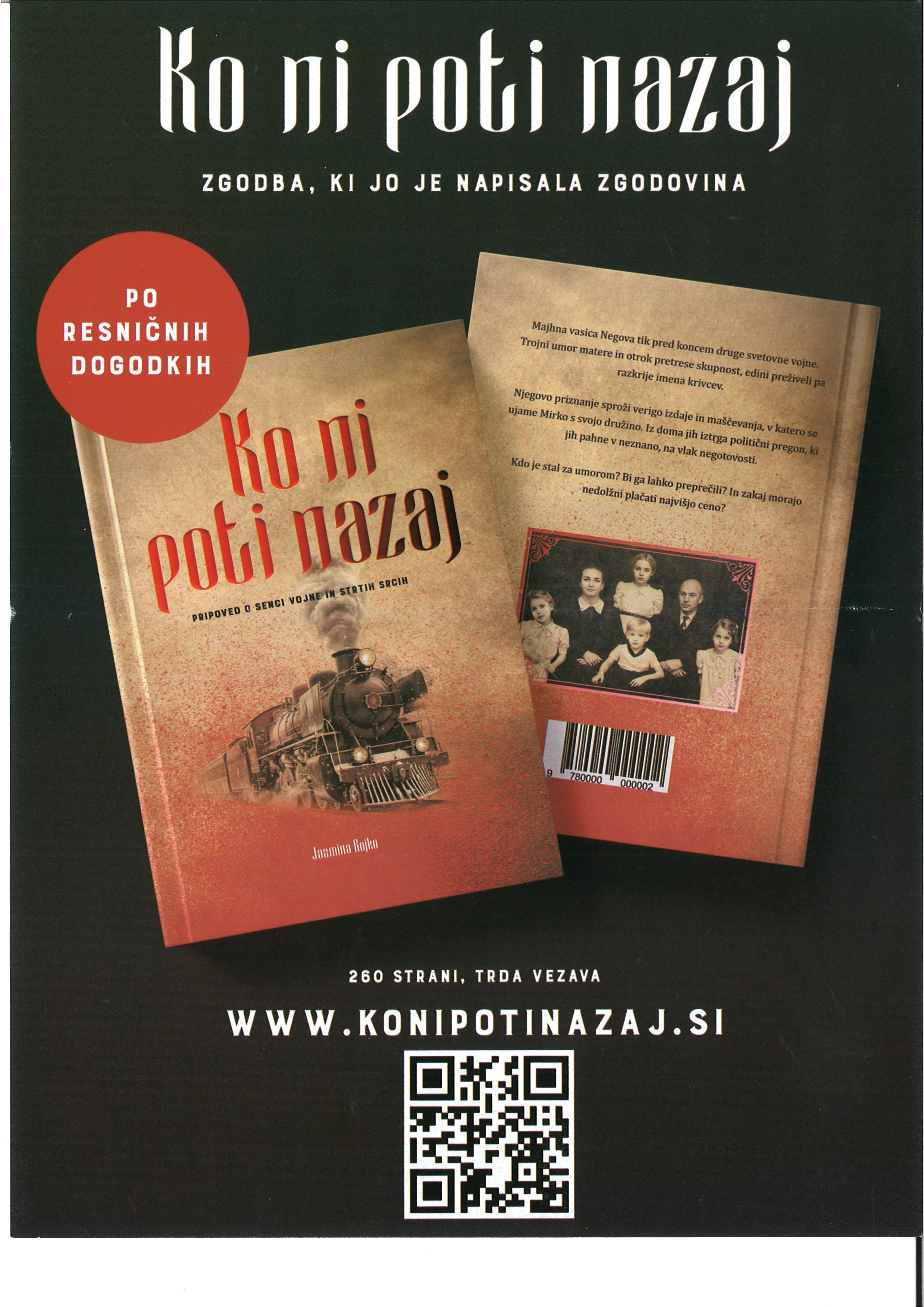 Ko ni poti nazaj – prvenec Jasmine Rojko